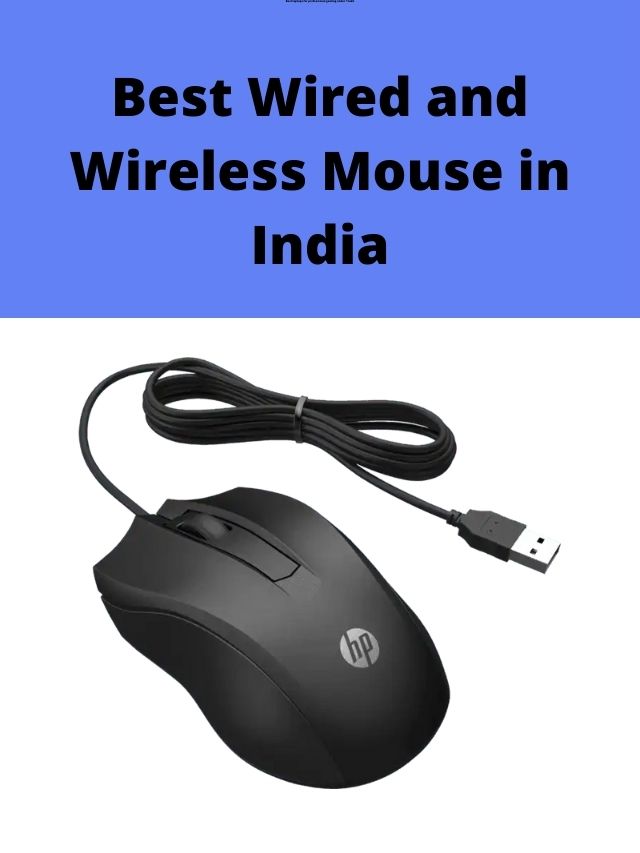 Best Wired and Wireless Mouse in India