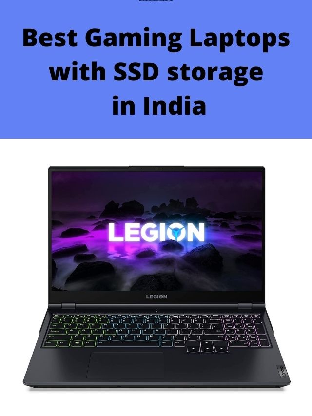 Gaming Laptops with SSD storage