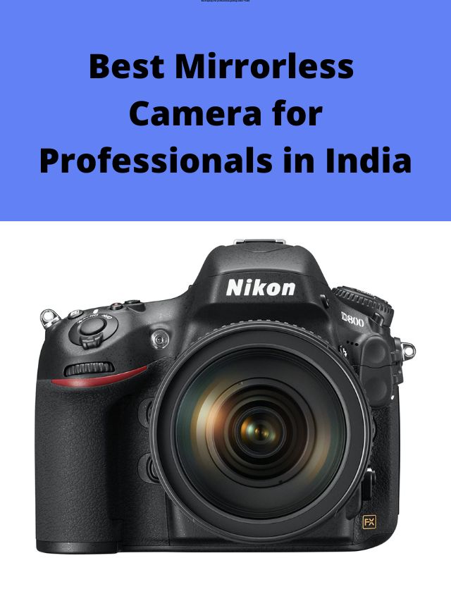 Best Mirrorless Camera for Professionals